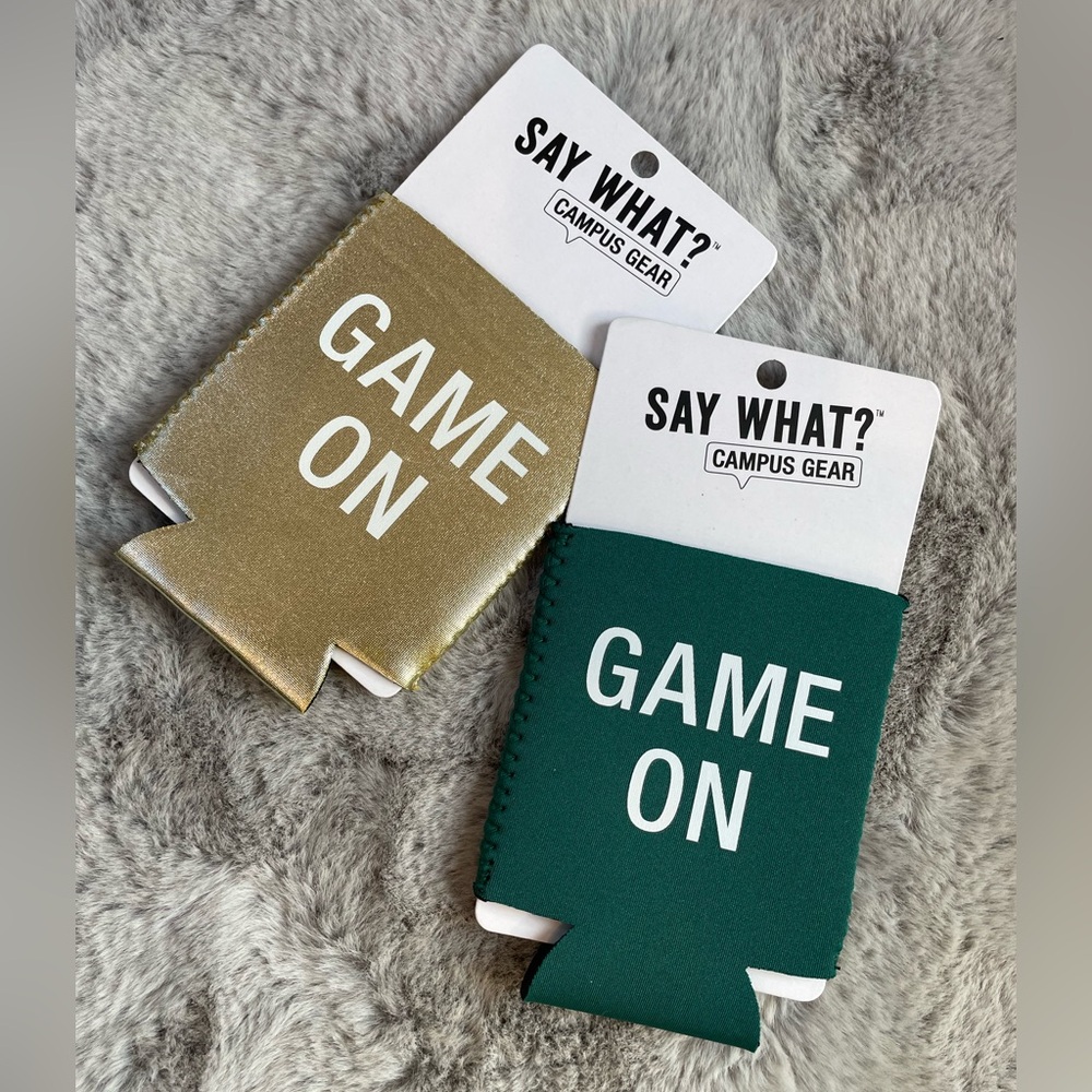 Set of 2 Say What? Game On cozies